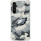 NFL Philadelphia Eagles Camo Galaxy A54 5G Clear Case