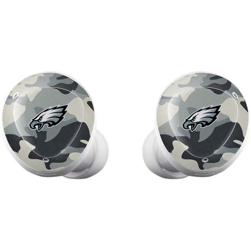 NFL Philadelphia Eagles Camo Galaxy Buds Plus Skin