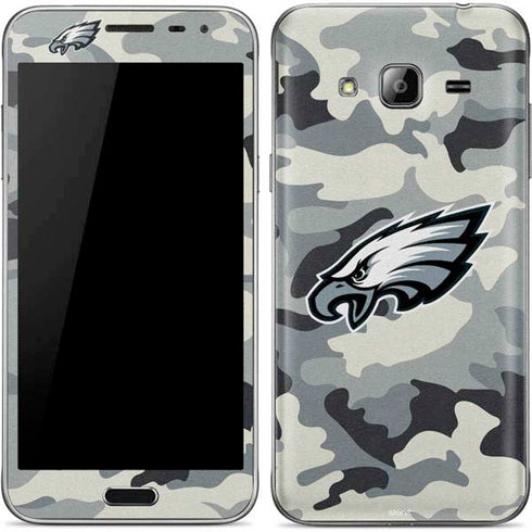 NFL Philadelphia Eagles Camo Galaxy J3 Skin