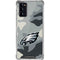 NFL Philadelphia Eagles Camo Galaxy Note20 5G Clear Case