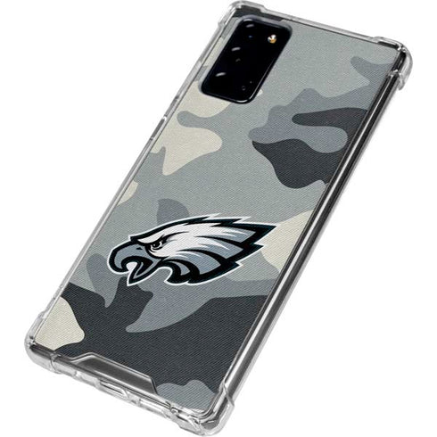 NFL Philadelphia Eagles Camo Galaxy Note20 5G Clear Case