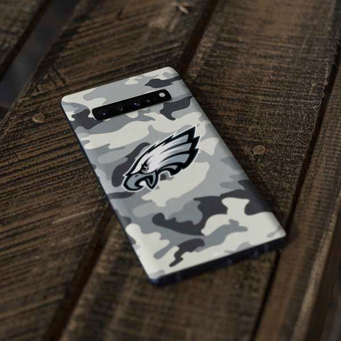NFL Philadelphia Eagles Camo Galaxy S10 Plus Skin