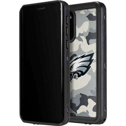 NFL Philadelphia Eagles Camo Galaxy S20 Plus Waterproof Case