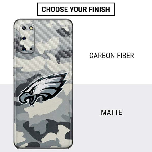 NFL Philadelphia Eagles Camo Galaxy S20 Skin