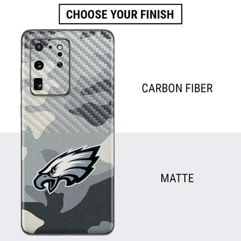 NFL Philadelphia Eagles Camo Galaxy S20 Ultra 5G Skin