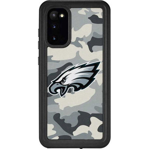 NFL Philadelphia Eagles Camo Galaxy S20 Waterproof Case