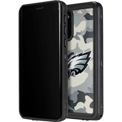 NFL Philadelphia Eagles Camo Galaxy S20 Waterproof Case