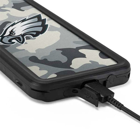 NFL Philadelphia Eagles Camo Galaxy S20 Waterproof Case