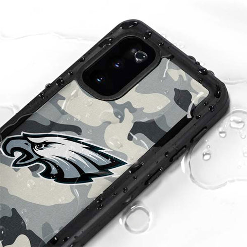 NFL Philadelphia Eagles Camo Galaxy S20 Waterproof Case