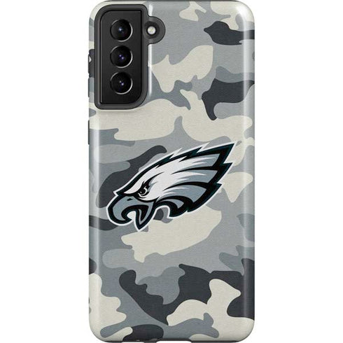 NFL Philadelphia Eagles Camo Galaxy S21 FE Pro Case