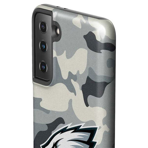 NFL Philadelphia Eagles Camo Galaxy S21 FE Pro Case