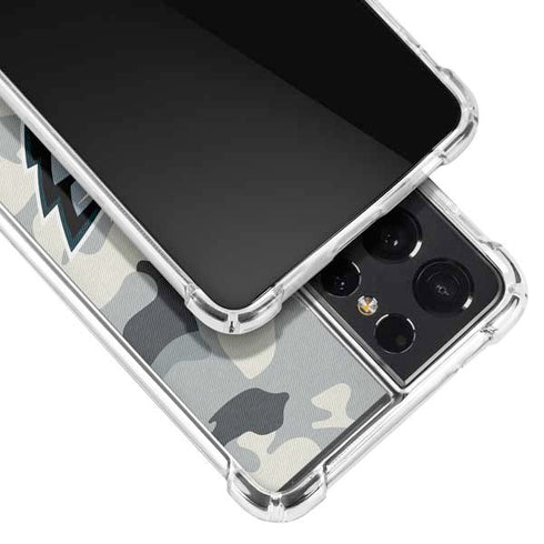 NFL Philadelphia Eagles Camo Galaxy S21 Ultra 5G Clear Case