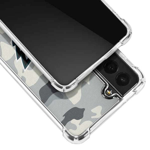 NFL Philadelphia Eagles Camo Galaxy S22 Clear Case
