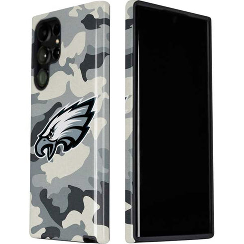 NFL Philadelphia Eagles Camo Galaxy S22 Ultra Pro Case