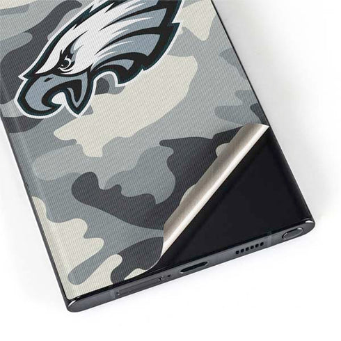 NFL Philadelphia Eagles Camo Galaxy S22 Ultra Skin