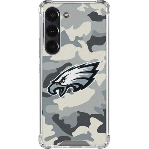 NFL Philadelphia Eagles Camo Galaxy S23 Clear Case