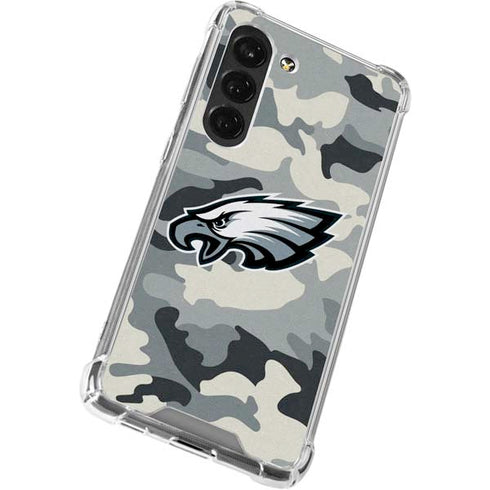 NFL Philadelphia Eagles Camo Galaxy S23 Clear Case