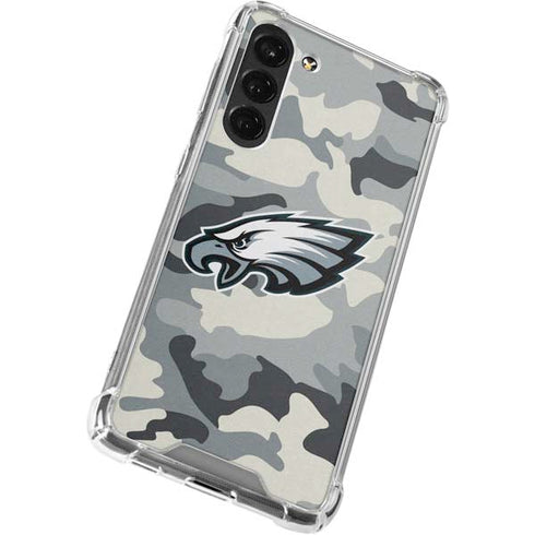 NFL Philadelphia Eagles Camo Galaxy S23 Plus Clear Case