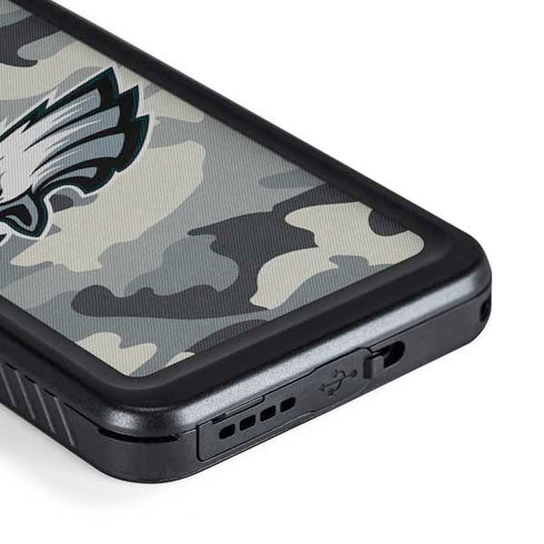 NFL Philadelphia Eagles Camo Galaxy S23 Waterproof Case