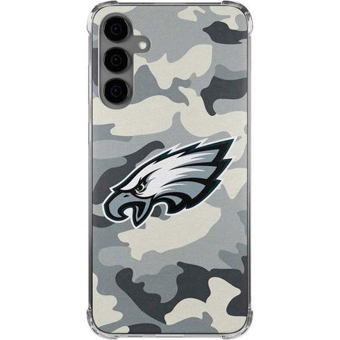 NFL Philadelphia Eagles Camo Galaxy S24 Plus Clear Case