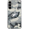 NFL Philadelphia Eagles Camo Galaxy S24 Plus Clear Case