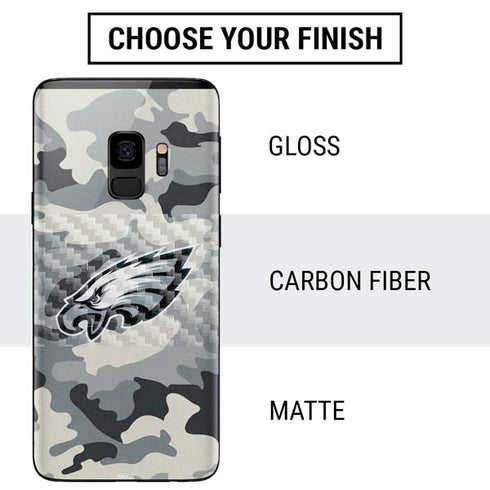 NFL Philadelphia Eagles Camo Galaxy S9 Skin
