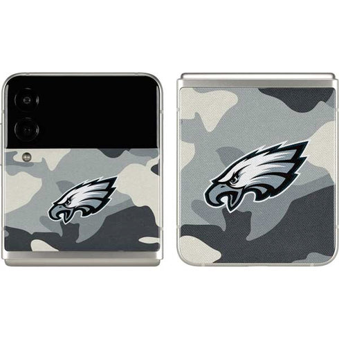 NFL Philadelphia Eagles Camo Galaxy Z Flip3 5G Skin