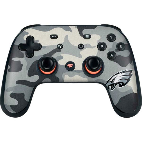 NFL Philadelphia Eagles Camo Google Stadia Controller Skin
