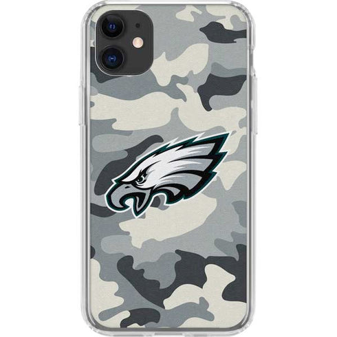 NFL Philadelphia Eagles Camo iPhone 11 Clear Case
