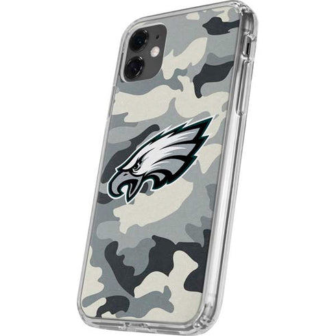 NFL Philadelphia Eagles Camo iPhone 11 Clear Case