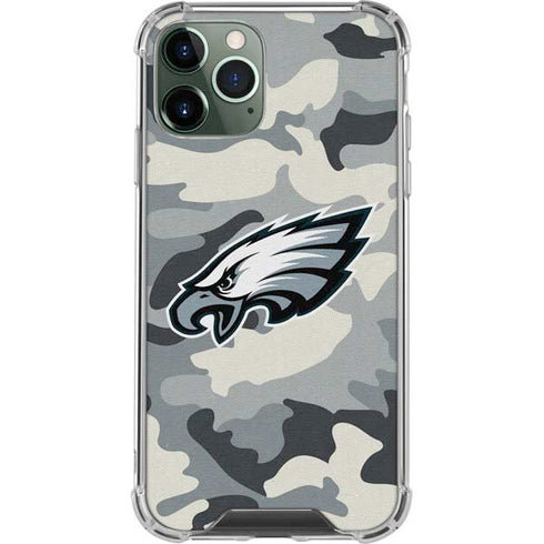 NFL Philadelphia Eagles Camo iPhone 11 Pro Max Clear Case