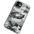 NFL Philadelphia Eagles Camo iPhone 12 Clear Case