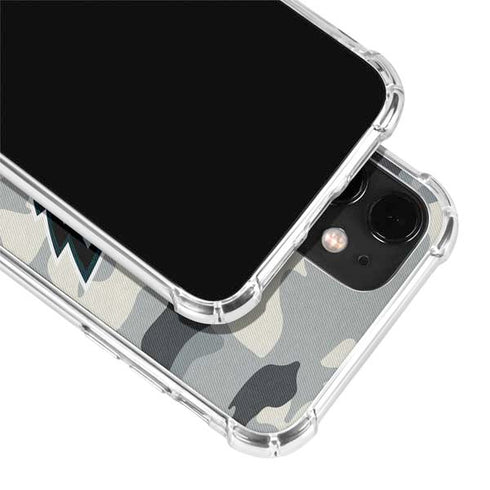 NFL Philadelphia Eagles Camo iPhone 12 Mini Clear Case