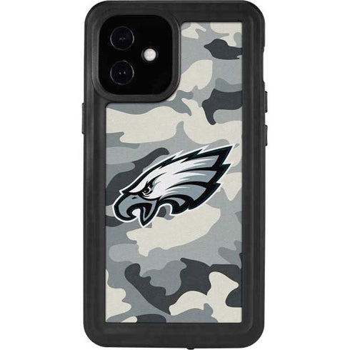 NFL Philadelphia Eagles Camo iPhone 12 Mini Waterproof Case