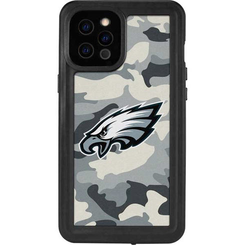 NFL Philadelphia Eagles Camo iPhone 12 Pro Max Waterproof Case