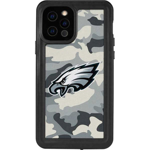 NFL Philadelphia Eagles Camo iPhone 12 Pro Waterproof Case