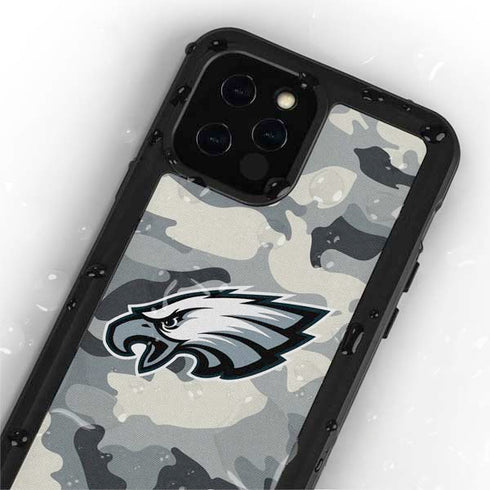NFL Philadelphia Eagles Camo iPhone 12 Pro Waterproof Case