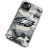 NFL Philadelphia Eagles Camo iPhone 13 Mini Clear Case