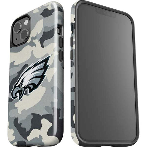 NFL Philadelphia Eagles Camo iPhone 15 Plus Impact Case