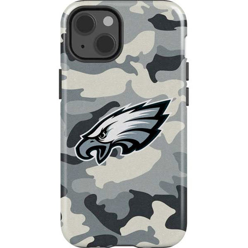 NFL Philadelphia Eagles Camo iPhone 15 Impact Case