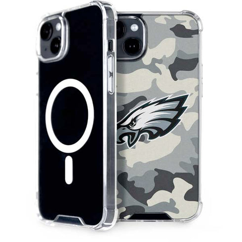 NFL Philadelphia Eagles Camo iPhone 15 Plus MagSafe Case