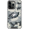 NFL Philadelphia Eagles Camo iPhone 15 Pro Clear Case