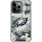 NFL Philadelphia Eagles Camo iPhone 14 Pro Clear Case