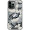 NFL Philadelphia Eagles Camo iPhone 14 Pro Max Clear Case