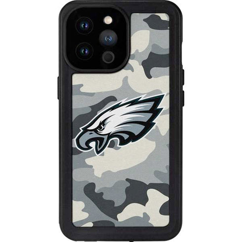 NFL Philadelphia Eagles Camo iPhone 14 Pro Max Waterproof Case
