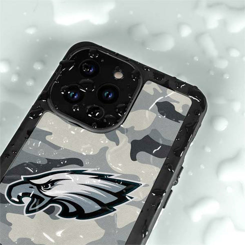 NFL Philadelphia Eagles Camo iPhone 14 Pro Max Waterproof Case