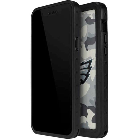 NFL Philadelphia Eagles Camo iPhone 14 Pro Waterproof Case