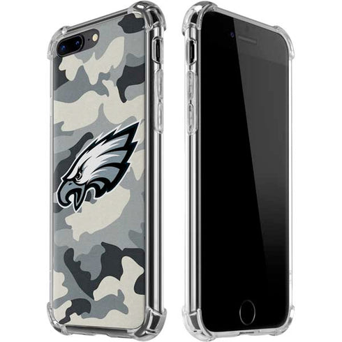 NFL Philadelphia Eagles Camo iPhone 7/8 Plus Clear Case