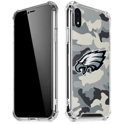 NFL Philadelphia Eagles Camo iPhone XR Clear Case
