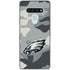 NFL Philadelphia Eagles Camo LG Stylo 6 Clear Case